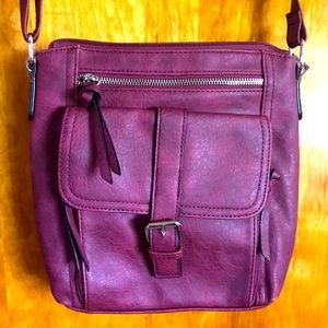 Burgundy Crossbody Purse